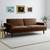 Zoya sofa cum bed brown lp