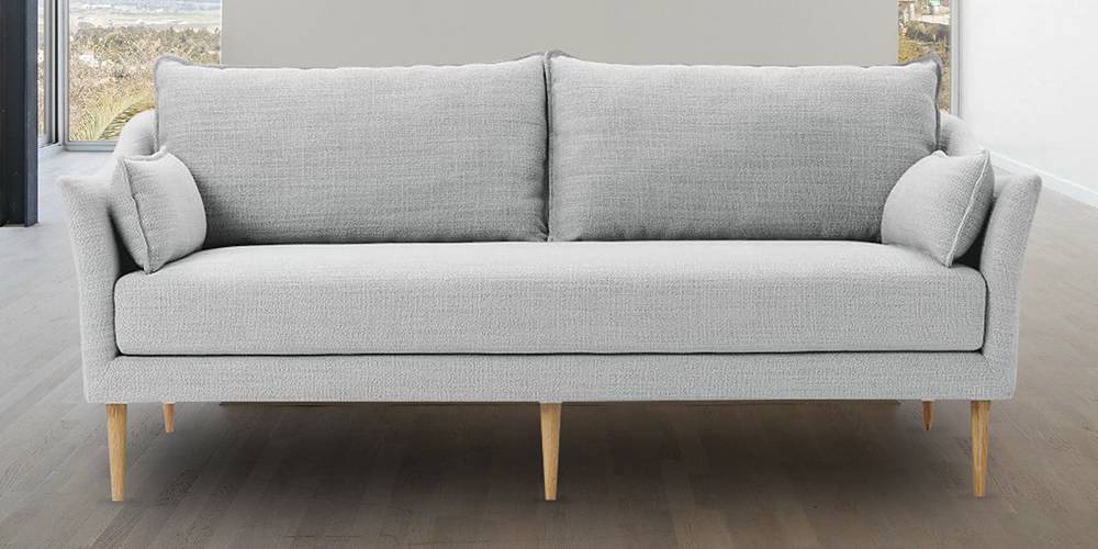 Leith Fabric Sofa(Light Grey) by Urban Ladder - - 