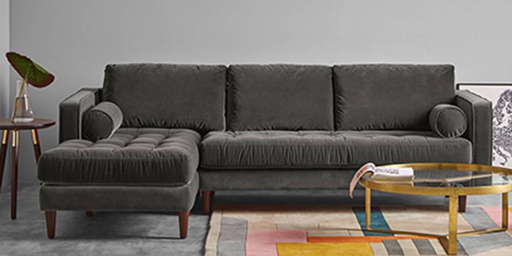 Odessa Sectional Fabric Sofa by Urban Ladder - - 