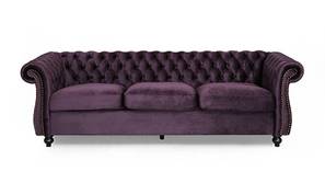 Sicily Fabric Sofa(Purple)