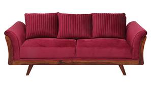 Anderson Fabric Sofa (Maroon)