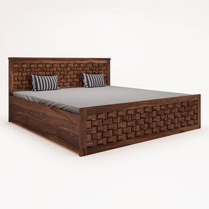 Hydraulic Storage Beds Design Flamingo Bed With Hydraulic Storage (Teak Finish, Queen Bed Size)