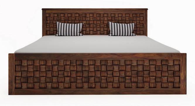 Flamingo Bed With Storage (Teak Finish, King Bed Size) by Urban Ladder - Cross View Design 1 - 364342