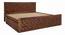 Flamingo Bed With Storage (Teak Finish, Queen Bed Size) by Urban Ladder - Front View Design 1 - 364355