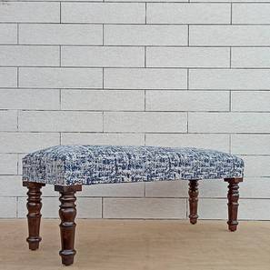 the home dekor Sarah Solid Wood Bench in Melamine Walnut Finish-picture-40