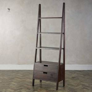 Sheeshamwood Bookshelf Design Ladwing Solid Wood Bookshelf in Melamine