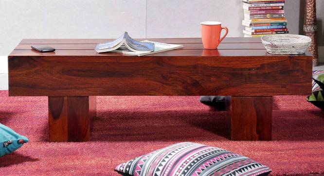 Idris Coffee Table (HONEY, Melamine Finish) by Urban Ladder - Cross View Design 1 - 364861