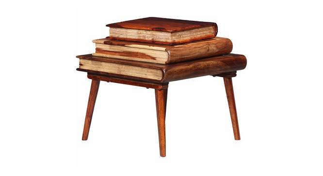 Ira Side & End Table (Natural, Melamine Finish) by Urban Ladder - Front View Design 1 - 364872
