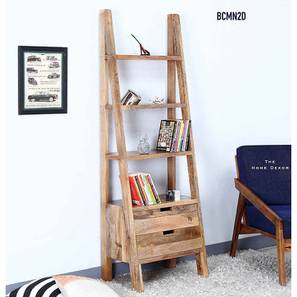 Bookshelf In Chennai Design Ladwing Solid Wood Bookshelf in Melamine Finish