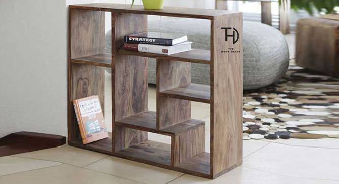 Mishka Bookshelf (Natural, Melamine Finish) by Urban Ladder - Cross View Design 1 - 364914