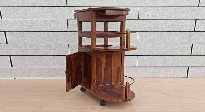 Zoya Bar Cabinet (Natural, Melamine Finish) by Urban Ladder - Front View Design 1 - 364964