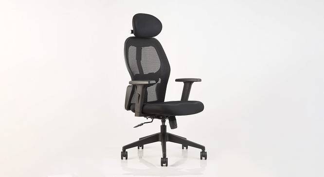 Barnett Study Chair (Black) by Urban Ladder - Cross View Design 1 - 365120