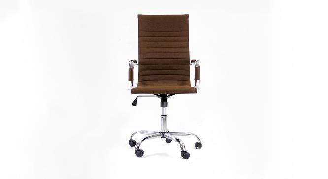Ainsleigh Study Chair (Brown) by Urban Ladder - Front View Design 1 - 365133