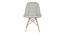 Ava Lounge Chair (Light Grey, Leatherette Finish) by Urban Ladder - Front View Design 1 - 365138