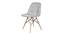 Ava Lounge Chair (Light Grey, Leatherette Finish) by Urban Ladder - Rear View Design 1 - 365153