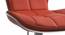Brently Bar Stool (Red, Metal & Leatherette Finish) by Urban Ladder - Design 1 Side View - 365280
