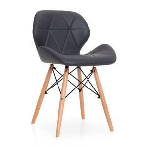 Wing Lounge Chairs Design Cole Lounge Chair (Dark Grey, Leatherette Finish)