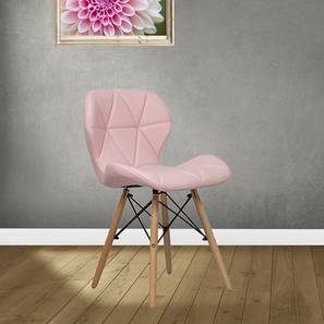 Wing Lounge Chairs Design Conan Lounge Chair (Light Pink, Leatherette Finish)
