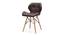 Confucius Lounge Chair (Brown, Leatherette Finish) by Urban Ladder - Cross View Design 1 - 365331