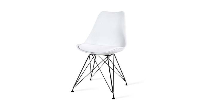 Cohen Lounge Chair (White, Plastic Finish) by Urban Ladder - Front View Design 1 - 365342