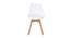 Connery Lounge Chair (White, Plastic Finish) by Urban Ladder - Front View Design 1 - 365351