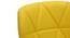Colin Lounge Chair (Yellow, Leatherette Finish) by Urban Ladder - Design 1 Side View - 365380