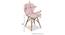 Conan Lounge Chair (Light Pink, Leatherette Finish) by Urban Ladder - Design 1 Dimension - 365402