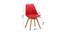 Conrad Lounge Chair (Red, Plastic Finish) by Urban Ladder - Design 1 Dimension - 365407