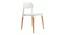 Crawford Lounge Chair (White, Plastic Finish) by Urban Ladder - Cross View Design 1 - 365437