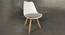 Cristofer Lounge Chair (Plastic Finish, White & Light Grey) by Urban Ladder - Cross View Design 1 - 365439