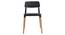 Courtney Lounge Chair (Black, Plastic Finish) by Urban Ladder - Front View Design 1 - 365455