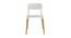 Crawford Lounge Chair (White, Plastic Finish) by Urban Ladder - Front View Design 1 - 365456
