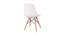 Cusick Lounge Chair (White, Leatherette Finish) by Urban Ladder - Rear View Design 1 - 365482