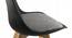 Creed Lounge Chair (Plastic Finish, Black & Light Grey) by Urban Ladder - Design 1 Side View - 365494