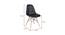 Cuthbert Lounge Chair (Black, Leatherette Finish) by Urban Ladder - Design 1 Dimension - 365518