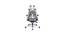 Frost Study Chair (Grey & White) by Urban Ladder - Cross View Design 1 - 365550