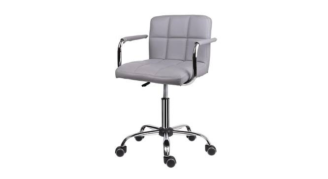 Donette Study Chair (Light Grey) by Urban Ladder - Front View Design 1 - 365563