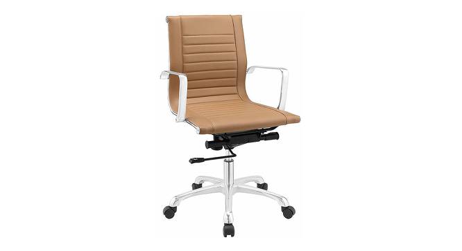 Jenalynn Study Chair (Tan) by Urban Ladder - Cross View Design 1 - 365659