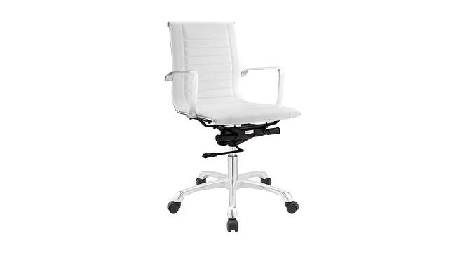 Jonn Study Chair (White) by Urban Ladder - Cross View Design 1 - 365660