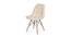 Grace  Lounge Chair (Beige, Leatherette Finish) by Urban Ladder - Cross View Design 1 - 365670