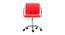 Jarryl Study Chair (Red) by Urban Ladder - Front View Design 1 - 365674