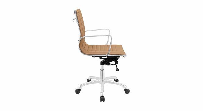 Jenalynn Study Chair (Tan) by Urban Ladder - Front View Design 1 - 365679