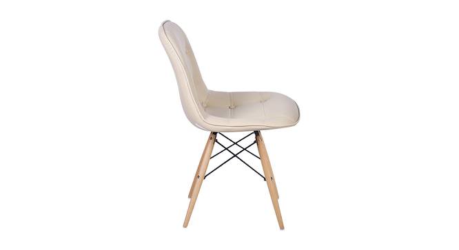 Grace  Lounge Chair (Beige, Leatherette Finish) by Urban Ladder - Front View Design 1 - 365690