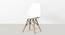 Kesha Lounge Chair (White, Plastic Finish) by Urban Ladder - Rear View Design 1 - 365704