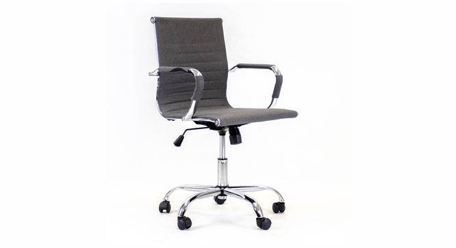 Leianne Study Chair (Dark Grey) by Urban Ladder - Cross View Design 1 - 365770