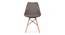 Kourtney Lounge Chair (Brown, Plastic Finish) by Urban Ladder - Front View Design 1 - 365790