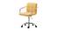 Kym Study Chair (Yellow) by Urban Ladder - Rear View Design 1 - 365802