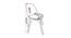 Lauren Lounge Chair (polyester Finish) by Urban Ladder - Design 1 Dimension - 365844