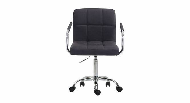 Milford Study Chair (Black) by Urban Ladder - Front View Design 1 - 365890