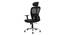 Sinclair Study Chair (Black) by Urban Ladder - Front View Design 1 - 366000